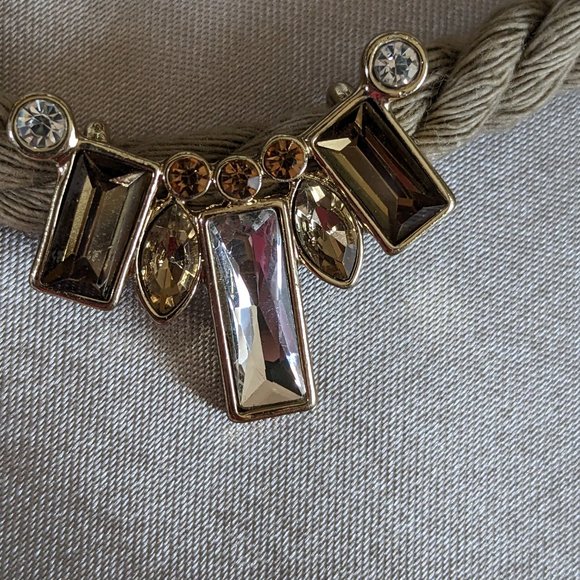 RHINESTONE CROSS RW &CO necklace - Picture 6 of 6